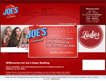 Tablet Screenshot of joes-superbowling.de